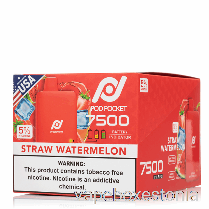 Vape Box Estonia [10-pack] Kaunatasku 7500 ühekordne
